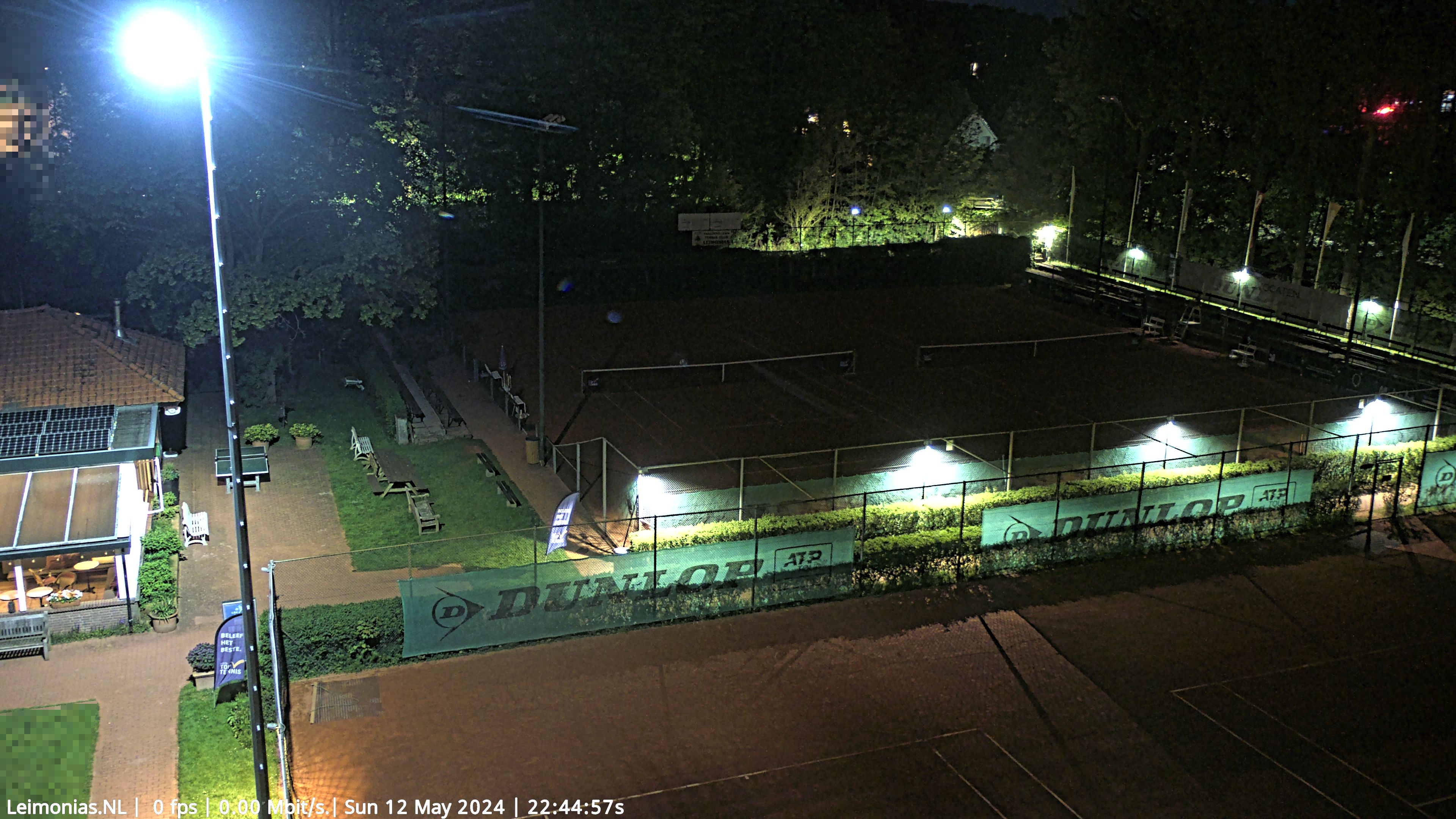 ultraHD PTZ camera tennisvereniging - Den Haag.